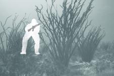 Sandstorm view with Advantage thermal imaging device